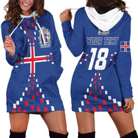 Custom Iceland Football Hoodie Dress Go Champion
