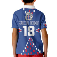 Custom Iceland Football Kid Polo Shirt Go Champion