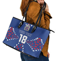 Custom Iceland Football Leather Tote Bag Go Champion