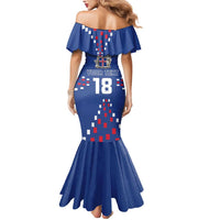 Custom Iceland Football Mermaid Dress Go Champion