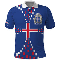 Custom Iceland Football Polo Shirt Go Champion