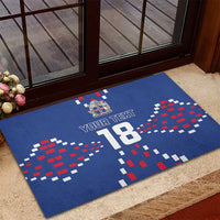Custom Iceland Football Rubber Doormat Go Champion