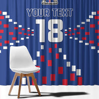 Custom Iceland Football Window Curtain Go Champion