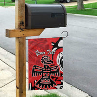 Personalized Canada Haida Eagle Garden Flag Red Style - Wonder Print Shop
