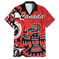 Personalized Canada Haida Eagle Hawaiian Shirt Red Style - Wonder Print Shop