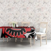 Personalized Canada Haida Eagle Tablecloth Red Style - Wonder Print Shop