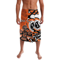 Personalized Canada Haida Eagle Lavalava Orange Style - Wonder Print Shop