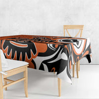 Personalized Canada Haida Eagle Tablecloth Orange Style - Wonder Print Shop