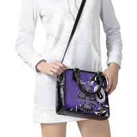 Personalized Canada Haida Eagle Shoulder Handbag Purple Style