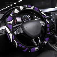 Canada Haida Eagle Steering Wheel Cover Purple Style - Wonder Print Shop