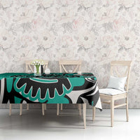 Personalized Canada Haida Eagle Tablecloth Turquoise Style - Wonder Print Shop