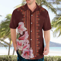 Africa Dashiki Hawaiian Shirt With Belladonna Lily - Wonder Print Shop
