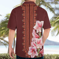 Africa Dashiki Hawaiian Shirt With Belladonna Lily - Wonder Print Shop