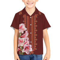 Africa Dashiki Hawaiian Shirt With Belladonna Lily - Wonder Print Shop