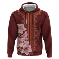 Africa Dashiki Hoodie With Belladonna Lily - Wonder Print Shop