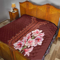 Africa Dashiki Quilt With Belladonna Lily - Wonder Print Shop