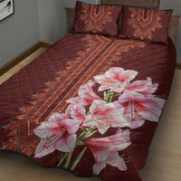 Africa Dashiki Quilt Bed Set With Belladonna Lily - Wonder Print Shop