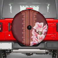 Africa Dashiki Spare Tire Cover With Belladonna Lily - Wonder Print Shop