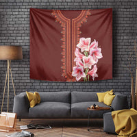 Africa Dashiki Tapestry With Belladonna Lily - Wonder Print Shop