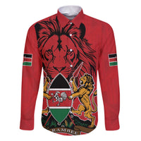 Kenya Family Matching Puletasi and Hawaiian Shirt Coat Of Arms With Kente Patterns - Wonder Print Shop
