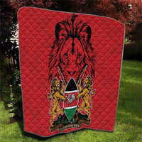 Kenya Quilt Coat Of Arms With Kente Patterns - Wonder Print Shop