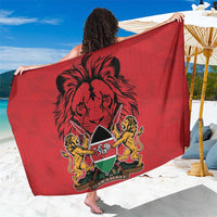 Kenya Sarong Coat Of Arms With Kente Patterns - Wonder Print Shop