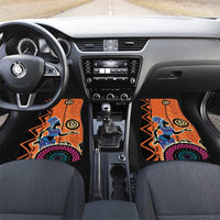 African Woman In Ethnic Dress Car Mats Ethnic Geometric Patterns - Wonder Print Shop