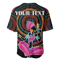 Personalized Africa Baseball Jersey Beautiful Black Woman - Wonder Print Shop