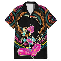Personalized Africa Family Matching Long Sleeve Bodycon Dress and Hawaiian Shirt Beautiful Black Woman - Wonder Print Shop