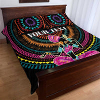 Personalized Africa Quilt Bed Set Beautiful Black Woman - Wonder Print Shop