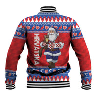 Croatia Christmas Baseball Jacket Djed Bozicnjak Hrvatska - Wonder Print Shop