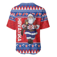 Croatia Christmas Baseball Jersey Djed Bozicnjak Hrvatska - Wonder Print Shop