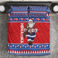 Croatia Christmas Bedding Set Djed Bozicnjak Hrvatska - Wonder Print Shop