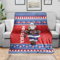 Croatia Christmas Blanket Djed Bozicnjak Hrvatska - Wonder Print Shop
