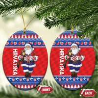 Croatia Christmas Ceramic Ornament Djed Bozicnjak Hrvatska - Wonder Print Shop