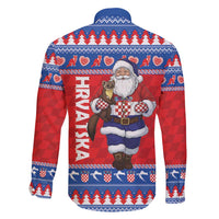 Croatia Christmas Family Matching Mermaid Dress and Hawaiian Shirt Djed Bozicnjak Hrvatska - Wonder Print Shop