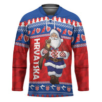 Croatia Christmas Hockey Jersey Djed Bozicnjak Hrvatska - Wonder Print Shop