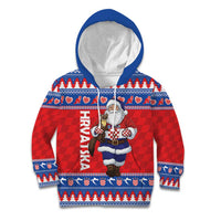 Croatia Christmas Kid Hoodie Djed Bozicnjak Hrvatska - Wonder Print Shop