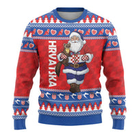 Croatia Christmas Ugly Christmas Sweater Djed Bozicnjak Hrvatska - Wonder Print Shop