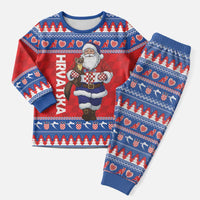 Croatia Christmas Pajama Set Djed Bozicnjak Hrvatska - Wonder Print Shop