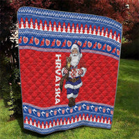 Croatia Christmas Quilt Djed Bozicnjak Hrvatska - Wonder Print Shop