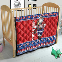 Croatia Christmas Quilt Djed Bozicnjak Hrvatska - Wonder Print Shop