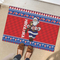 Croatia Christmas Rubber Doormat Djed Bozicnjak Hrvatska - Wonder Print Shop