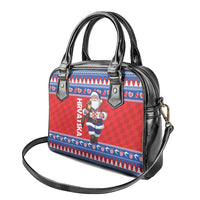 Croatia Christmas Shoulder Handbag Djed Bozicnjak Hrvatska - Wonder Print Shop