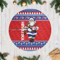 Croatia Christmas Tree Skirt Djed Bozicnjak Hrvatska - Wonder Print Shop
