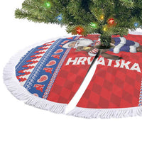 Croatia Christmas Tree Skirt Djed Bozicnjak Hrvatska - Wonder Print Shop