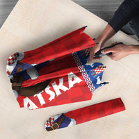 Croatia Christmas Umbrella Djed Bozicnjak Hrvatska - Wonder Print Shop
