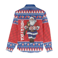 Croatia Christmas Women Casual Shirt Djed Bozicnjak Hrvatska - Wonder Print Shop
