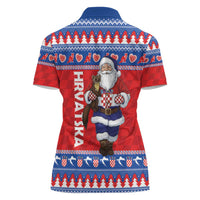 Croatia Christmas Women Polo Shirt Djed Bozicnjak Hrvatska - Wonder Print Shop