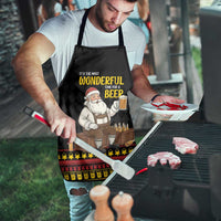 Funny Santa Claus Apron It's The Most Wonderful Time For A Beer - Wonder Print Shop